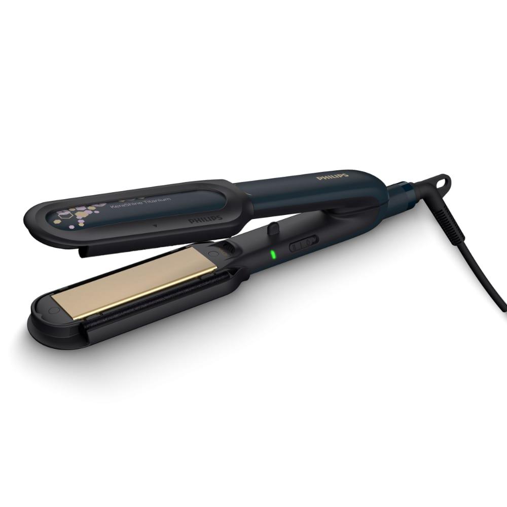 Philips BHS507/40 Hair Straightener with Nourishcare Technology, Black