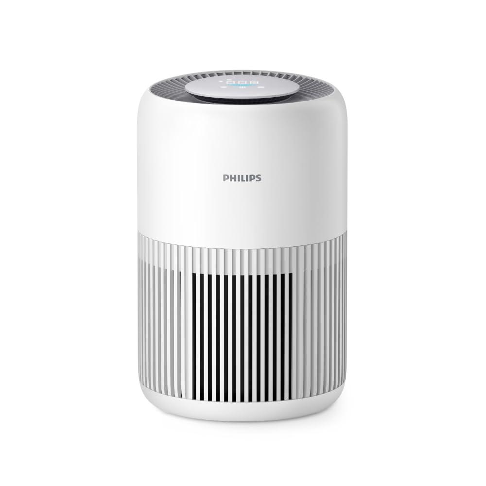 Philips Smart Air Purifier 800 Series AC0950/70, HEPA & Activated Carbon Filter, Wi-Fi with Scheduler via Air+ App, Removes 99.97 percent Dust, Smoke & Pollen, Compact Design, Covers up to 300 Sq.Ft (Ideal for Small Rooms)