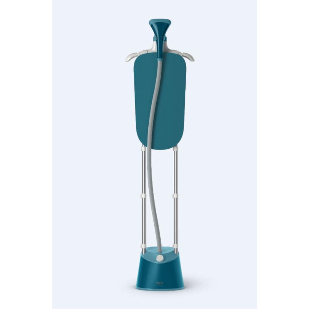 Philips STE1040/20 Standing Garment Steamer with 1800 Watts, 1.8 Ltr Water Tank, 2 Pole-BRD, Aqua Blue