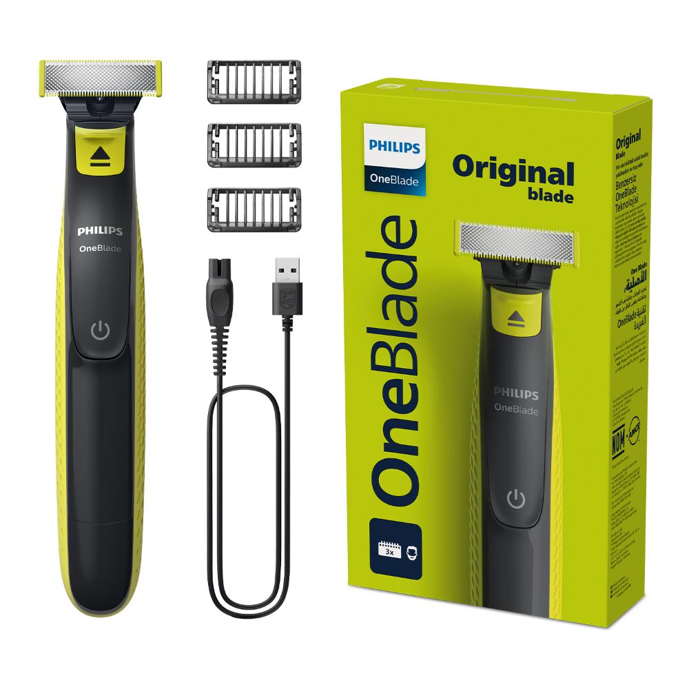 Philips One Blade Hybrid Fancy Trimmer and Razor Trim, Edge and Shave, BX QP2724/10