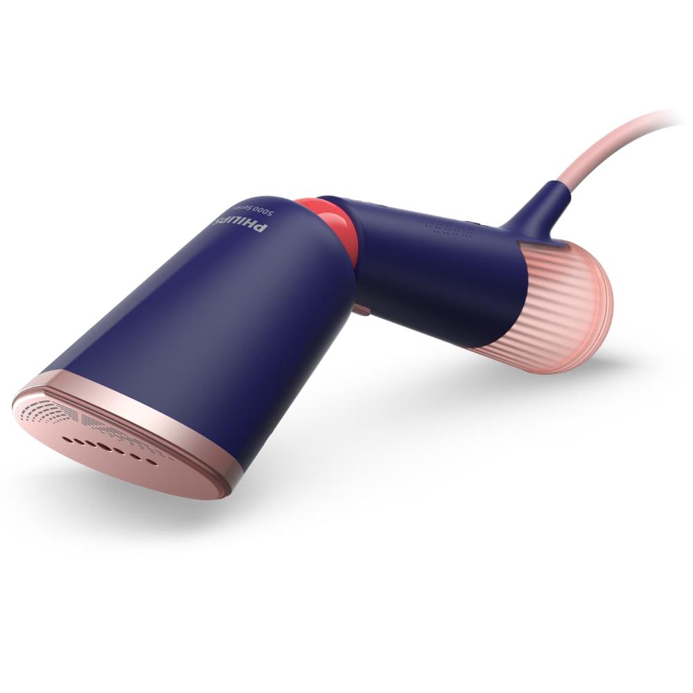 Philips STH5030/20 Handheld Garment Steamer 1400 W, Dual Water Tanks, Adjustable Head Horizontal and Vertical, Hand Baggage Friendly, No Burns Guaranteed