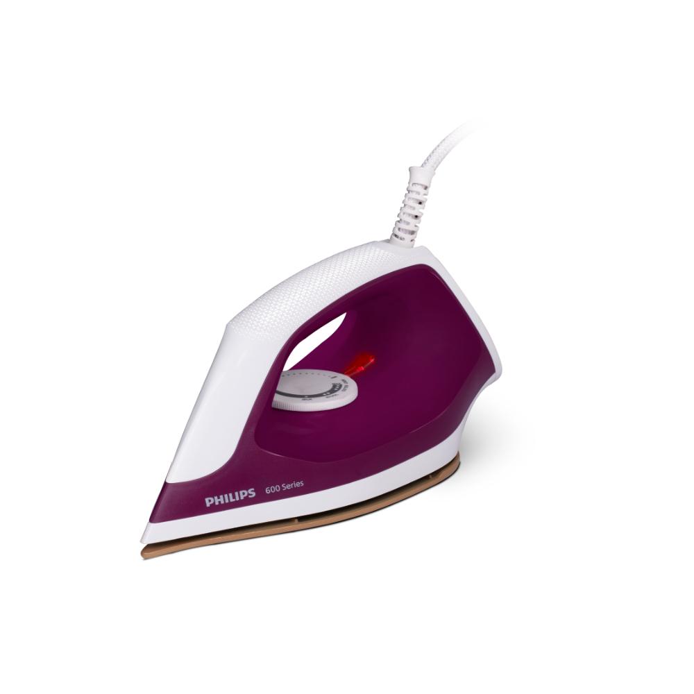 Philips DST0610/30 Plastic 1000 Watts Dry Iron, Aubergine