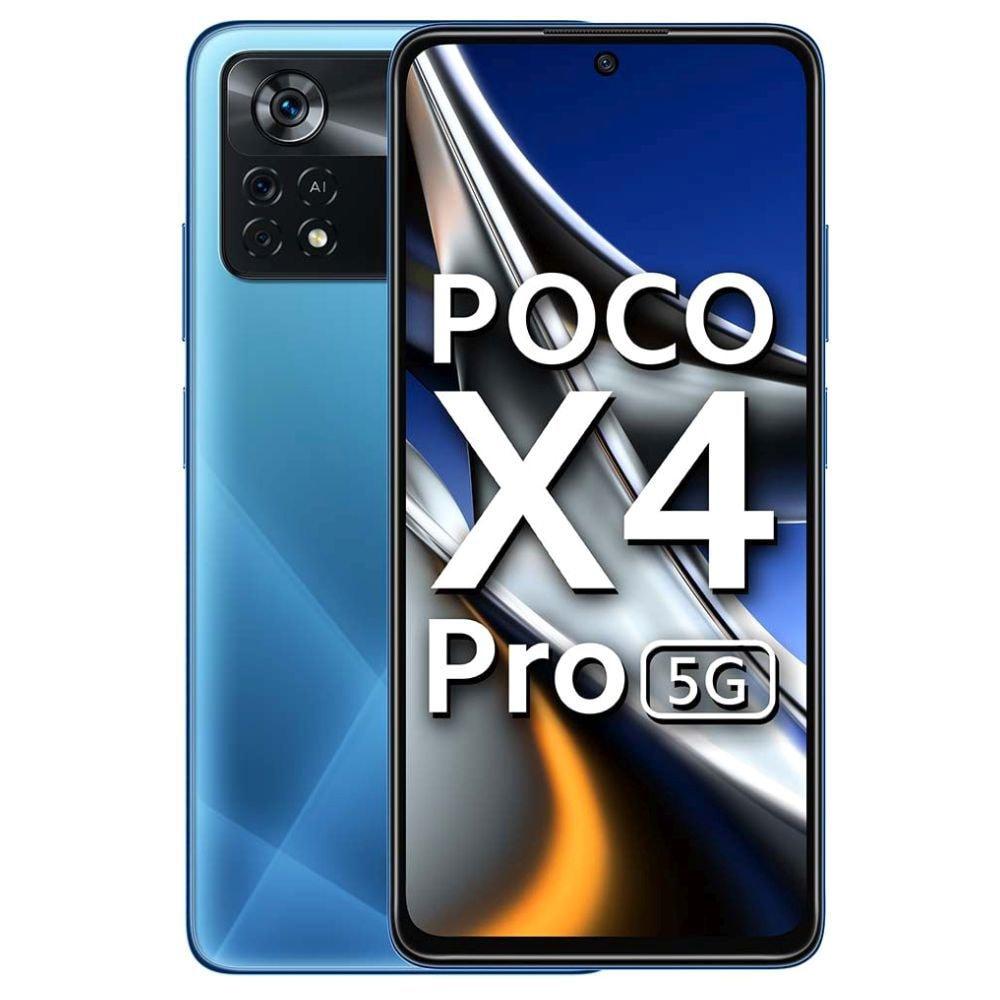 Buy POCO X4 Pro 5G 128 GB, 8 GB RAM, Laser Blue, Mobile Phone at