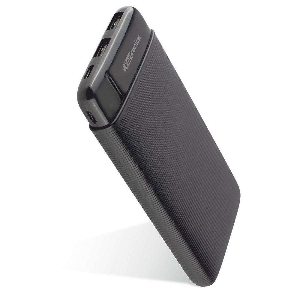 Portronics PowerPro 10000 mAh Powerbank with Dual Type C and Micro USB Input (Black)