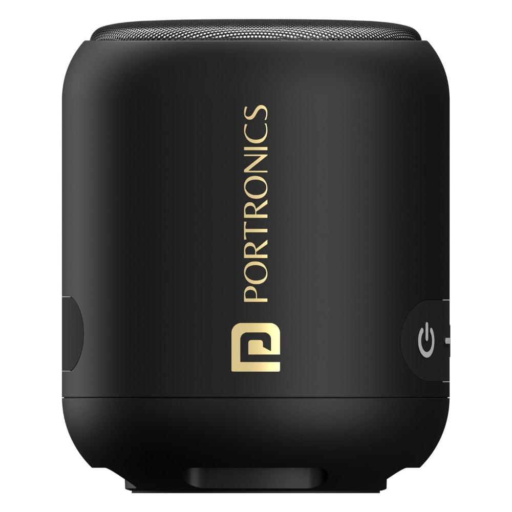 Portronics Sound Drum 1 Bluetooth Speaker (12 W), Black