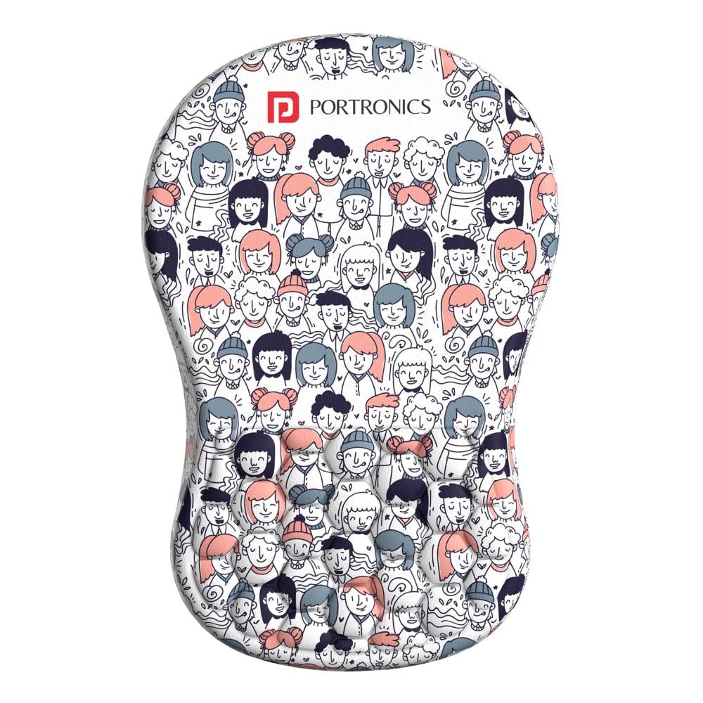 Portronics Comfipad Mouse Pad, White