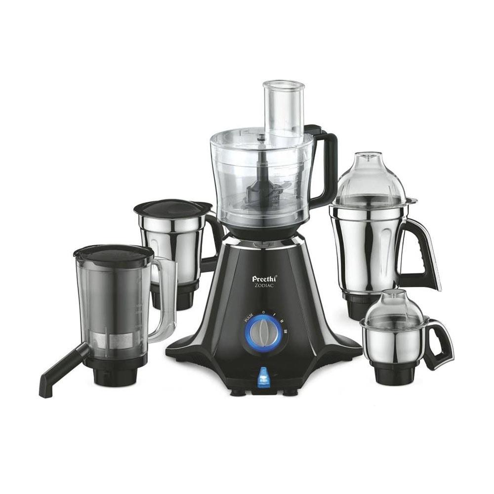Preethi Zodiac MG-218 750-watt Mixer Grinder with 5 jars includes 3 In 1 insta fresh juicer Jar & Master chef food processor Jar-2