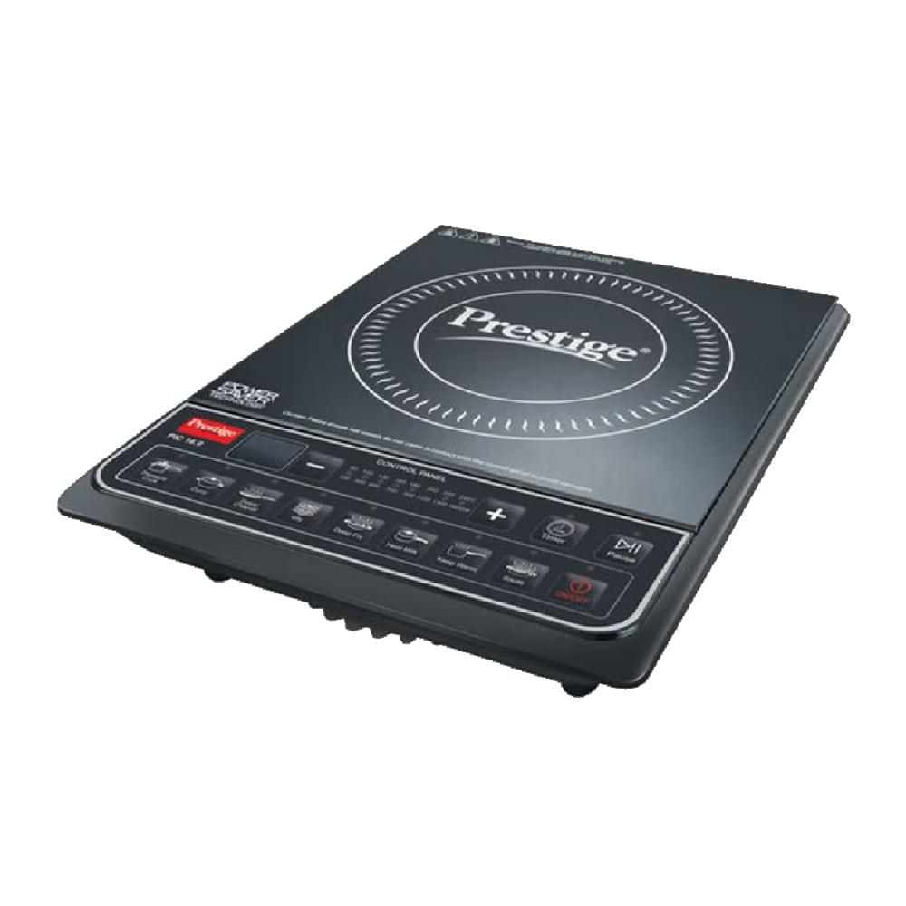PRESTIGE PIC 16.0 2000 Watts Induction Cooktop, Indian Menu Options, Aerodynamic Cooling System, Black