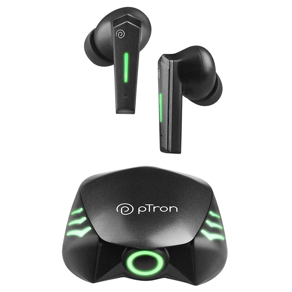 pTron Bassbuds B51 Wireless Earphone, Black
