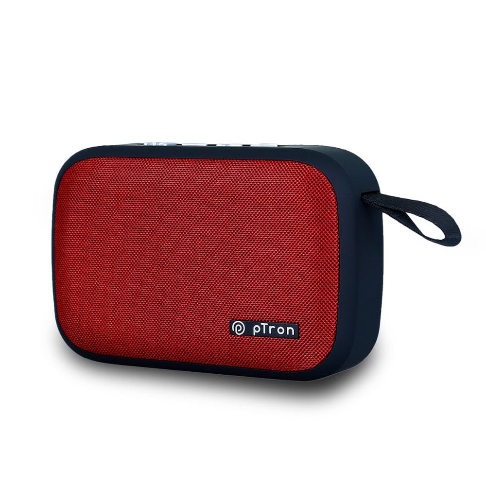 pTron Musicbot Lite 5W Mini Bluetooth Speaker With 6Hrs Playtime, Immersive Sound, 40mm Driver, Bluetooth V5.1 Connectivity, Integrated Music & Call Button Controls (Blue)