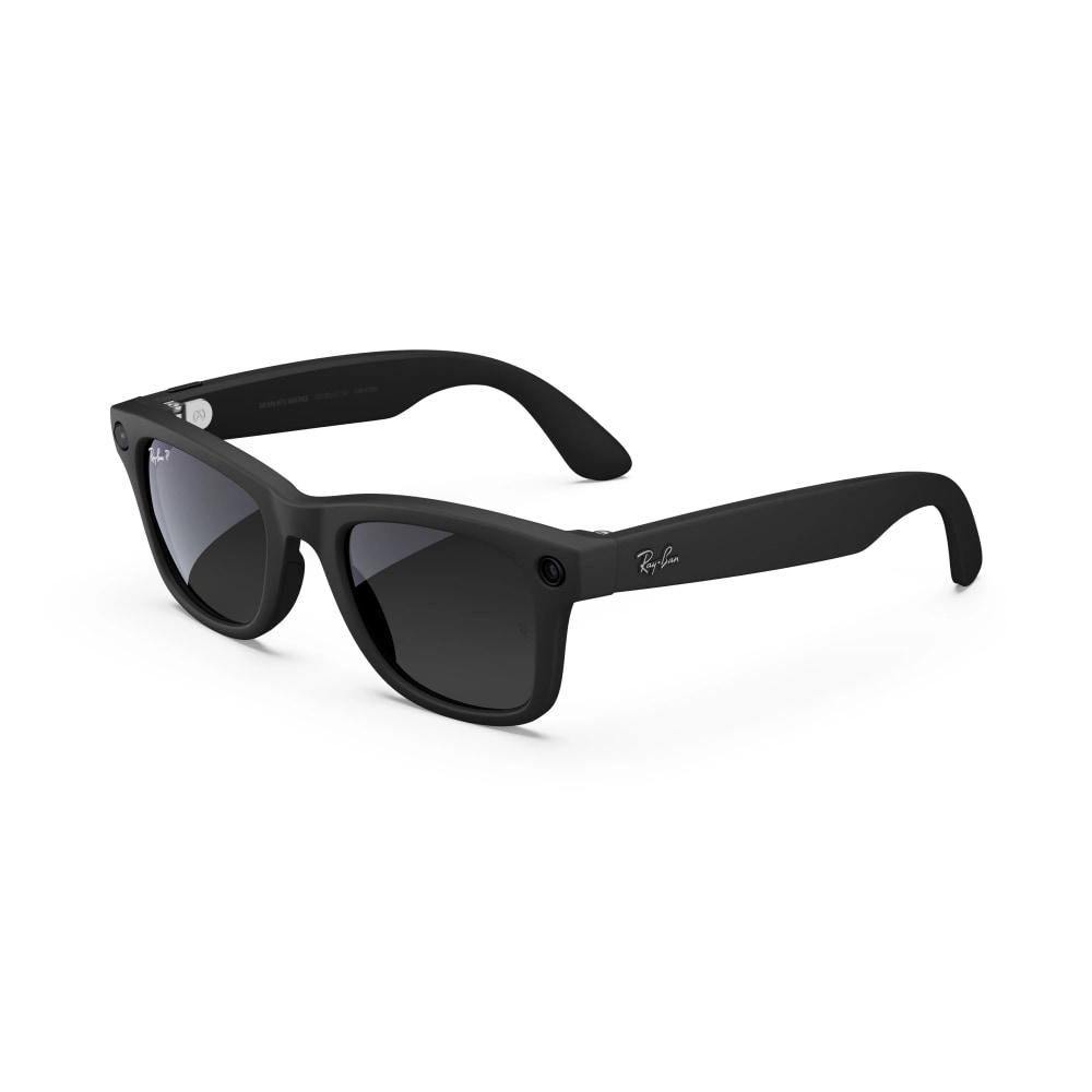 Ray-Ban Meta Wayfarer (Gen 1) with Meta AI, photo and video capture - Matte Black, Polarised Gradient Graphite lenses