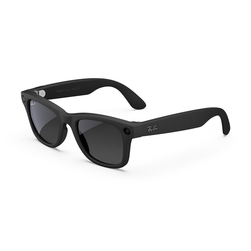 Ray-Ban Meta Wayfarer (Gen 2) - Matte Black, Polarised Gradient Graphite lenses