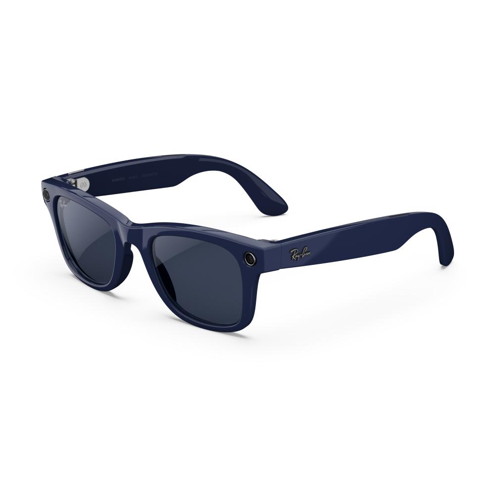 Ray-Ban Meta Wayfarer (Gen 2) - Shiny Cosmic Blue, Transitions Sapphire lenses