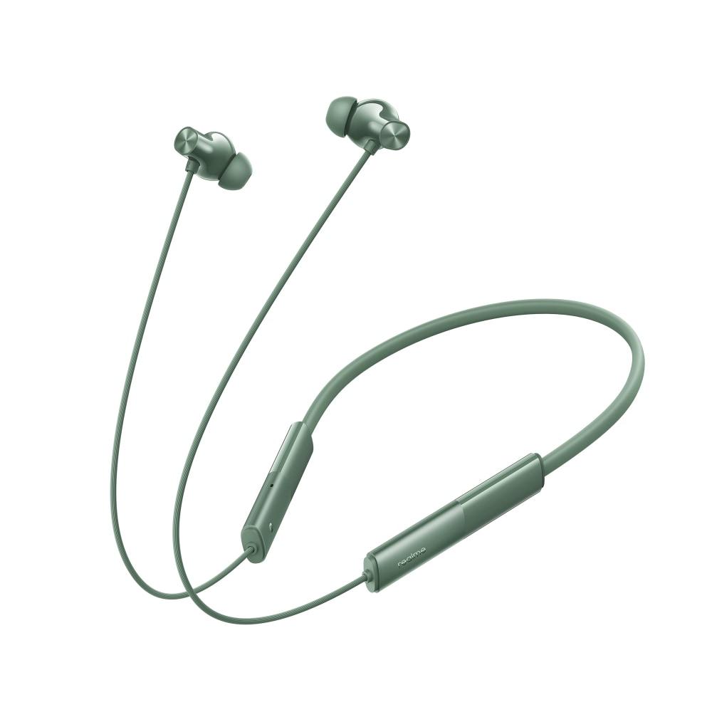 realme Buds wireless 3 Neo Bluetooth Neckband with 13.4 mm Dynamic Bass Boost Driver, upto 32 Hours Playback , Fast Charge, AI ENC, 45ms Ultra Low latency, IP55 Dust & water resistannt, Dual Pairing & Bluetooth v5.4 (Green)