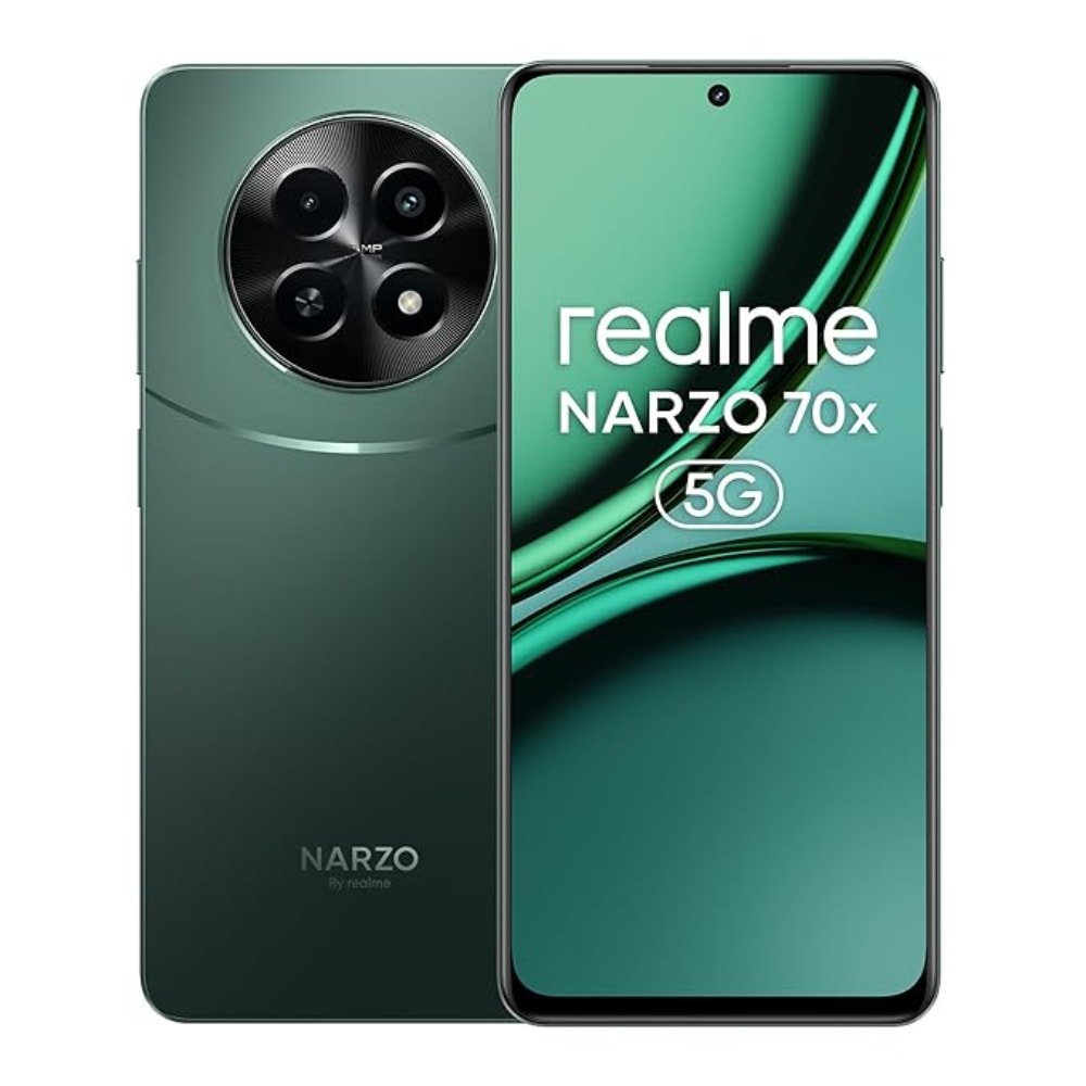 Realme Narzo 70x 5G 128 GB, 4 GB RAM, Forest Green, Mobile Phone