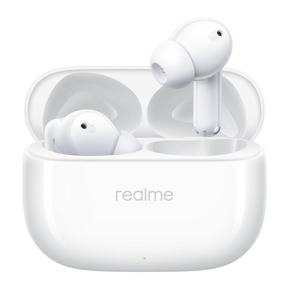 realme Buds T310 TWS Bluetooth Earbuds with 12.4 mm Dynamic Bass Driver, 40 Hrs Total Playback, Fast Charge (10 min Charge for 5 hrs Playback), Agile White