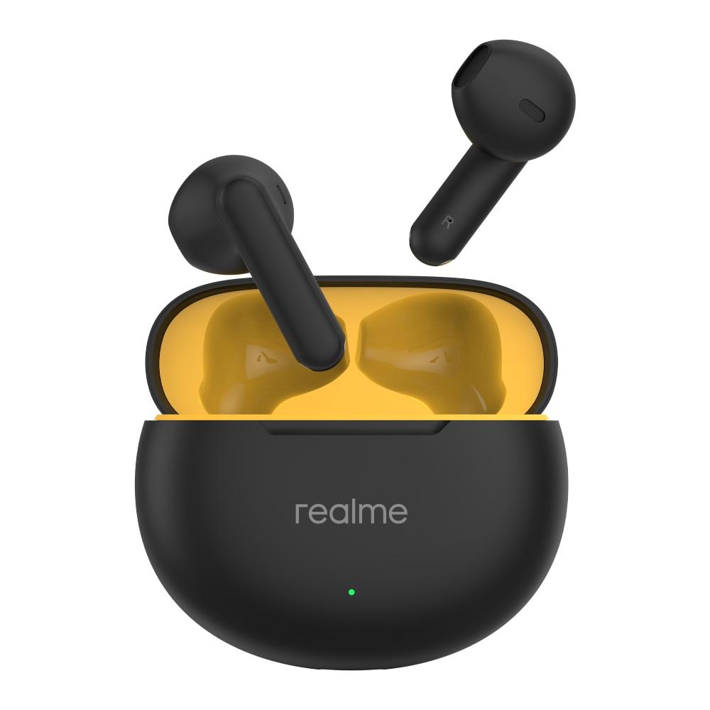 realme Buds T01 Truly Wireless in-Ear Earbuds with AI ENC for Calls, 13 mm Dynamic Bass Driver, Upto 28 Hrs Battery, 88 mm Latency, Bluetooth v5.4 & Google Fast Pair, Black