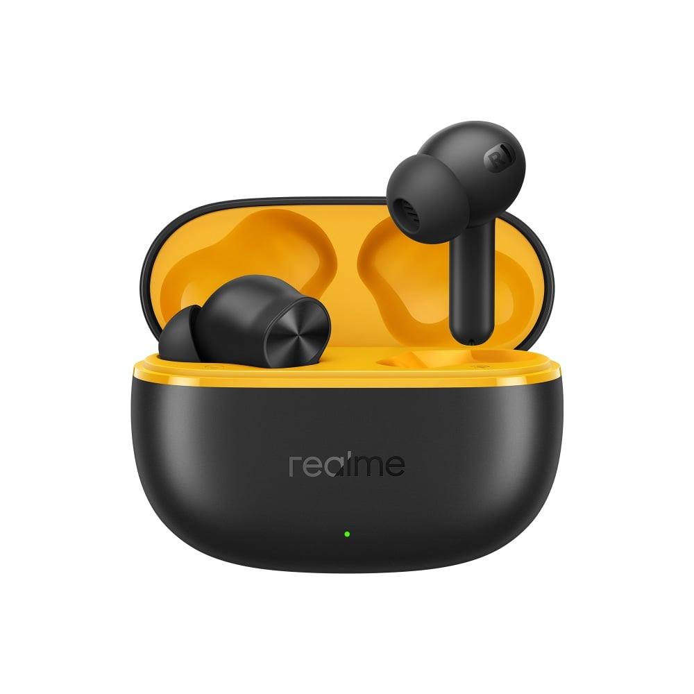 realme Buds T200 Lite Bluetooth in Ear Earbuds, AI ENC for Calls, 48 Hours Total Playback with Fast Charging and Low Latency Gaming TWS, Google Fast Pair IPX 4 Water resistant, with mic (Volt Black)
