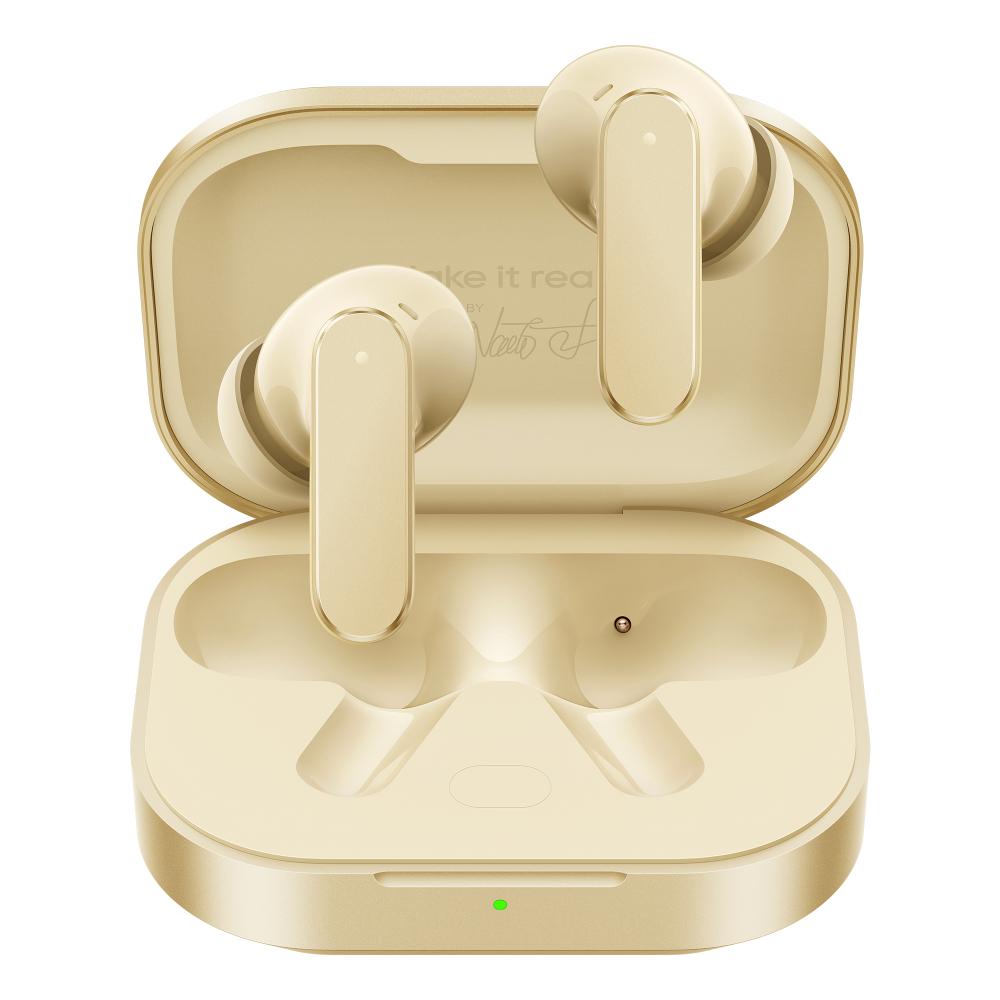 realme Buds Air 8, 11 mm + 6 mm Dual Dynamic Bass Drivers, 58 Hrs Playtime, 55 dB ANC,6 Mic ENC, 45 ms Low Latency, 360 Spatial Audio, Hi-Res LHDC , IP55 Dust & Water Resistant, BT v5.4 (Master Gold)