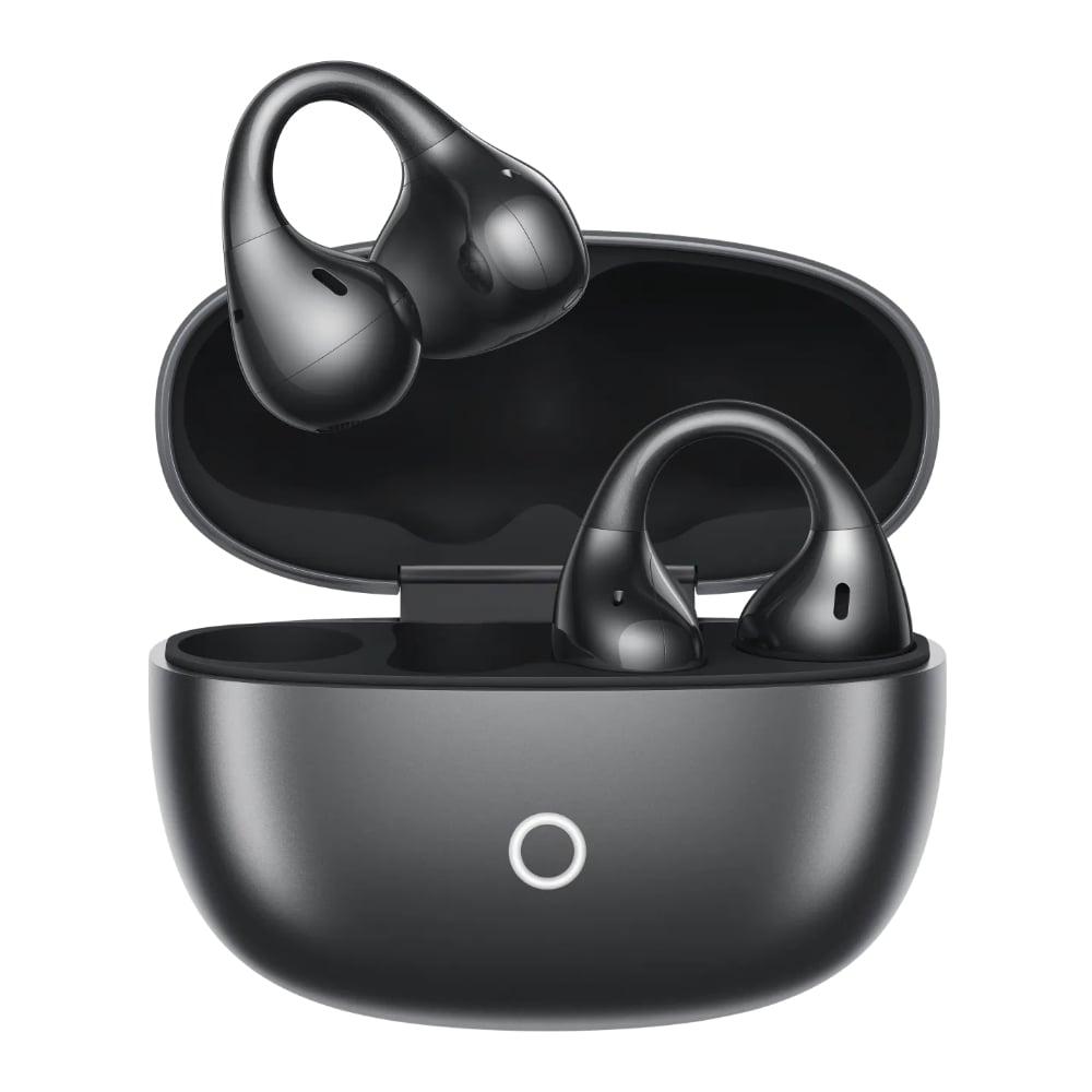 realme Buds Clip Open-Ear Wireless Earbuds with 11 mm Dual Magnet Drivers, 3D Spatial Audio, 36 H Playtime, AI ENC, IP55 Rating and 45 ms Low Latency (Titanium Black)