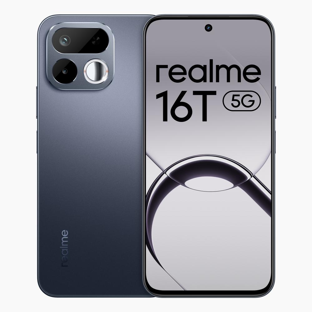 Realme 16T 5G 6 GB RAM, 128 GB, Mobile Phone, Starlight Black