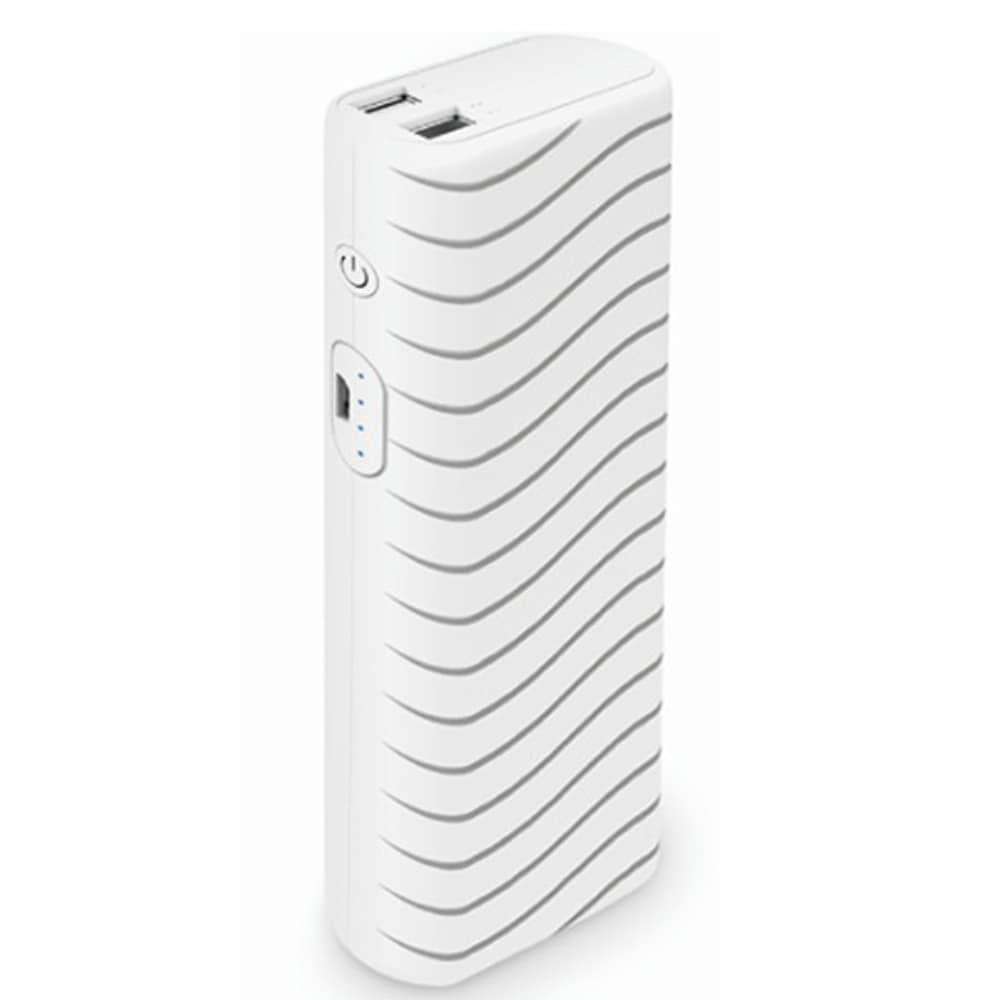 Reconnect 12500 mAh Power Bank, White RAPBB1201