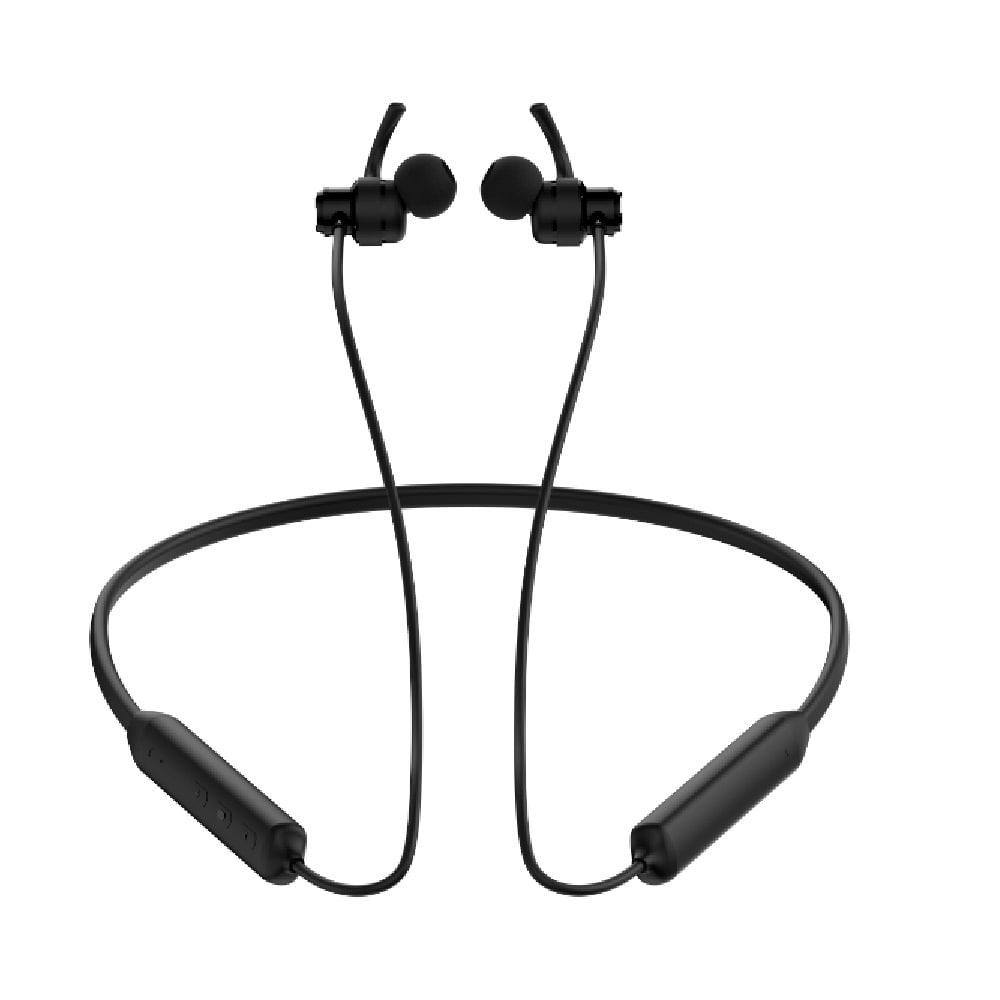 Reconnect Dank Pro Wireless Neckband, Up to 25 Hours of Playtime, Swift Charging, Multi Connect Function, Bluetooth v5.3 Black