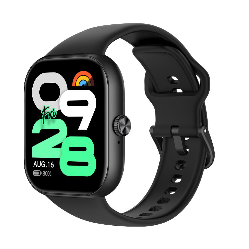 Redmi Watch Move Smartwatch with 4.69 cm (1.85 inch) Premium AMOLED Display, 14 Day Battery, Best Accuracy, Dual Core Processor (Black Drift Strap, Free Size)