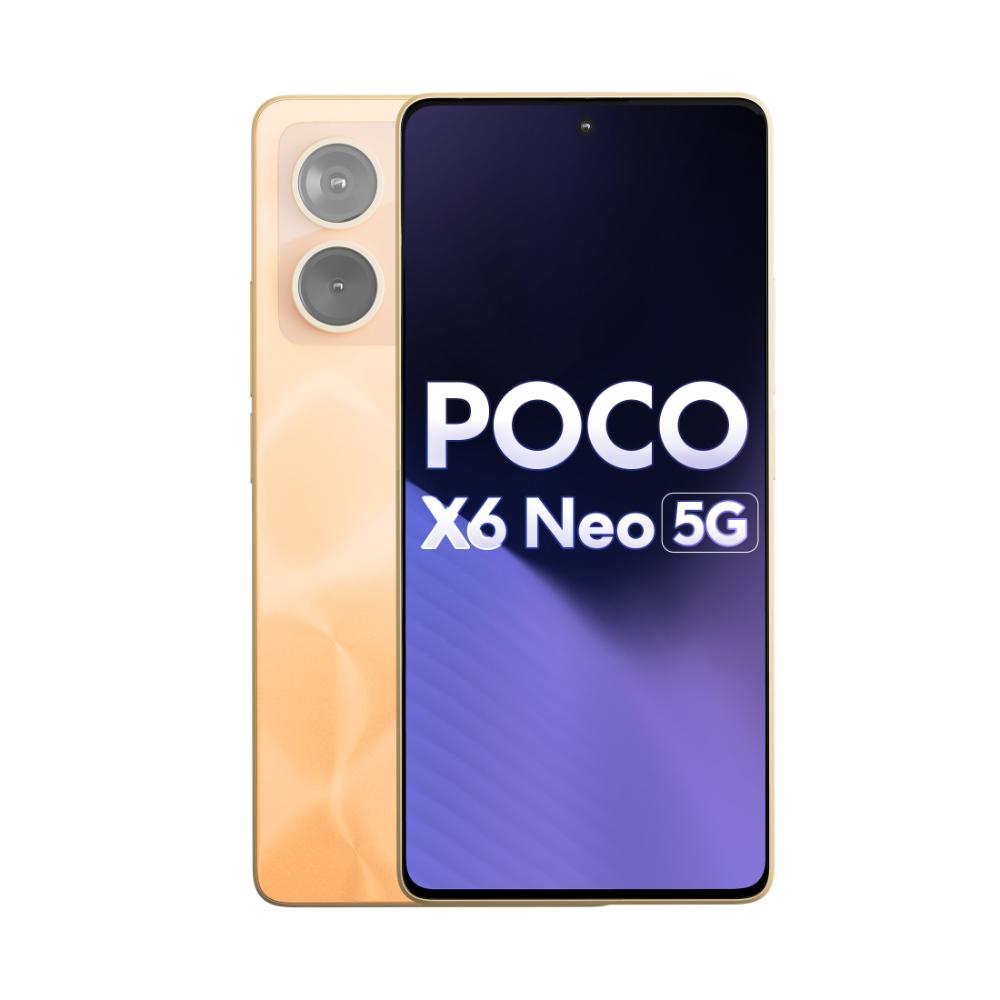 Buy poco x6 neo 128 gb 8 gb ram mobile phone orange at reliance digital