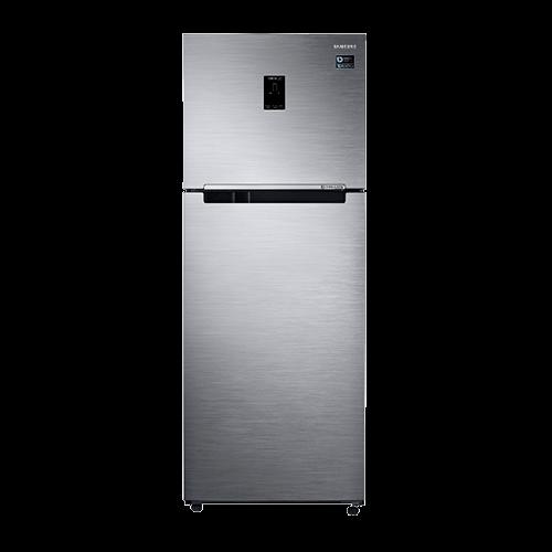 Samsung 415 litres 2 Star Double Door Refrigerator, Platinum Inox RT42K5558S9/TL