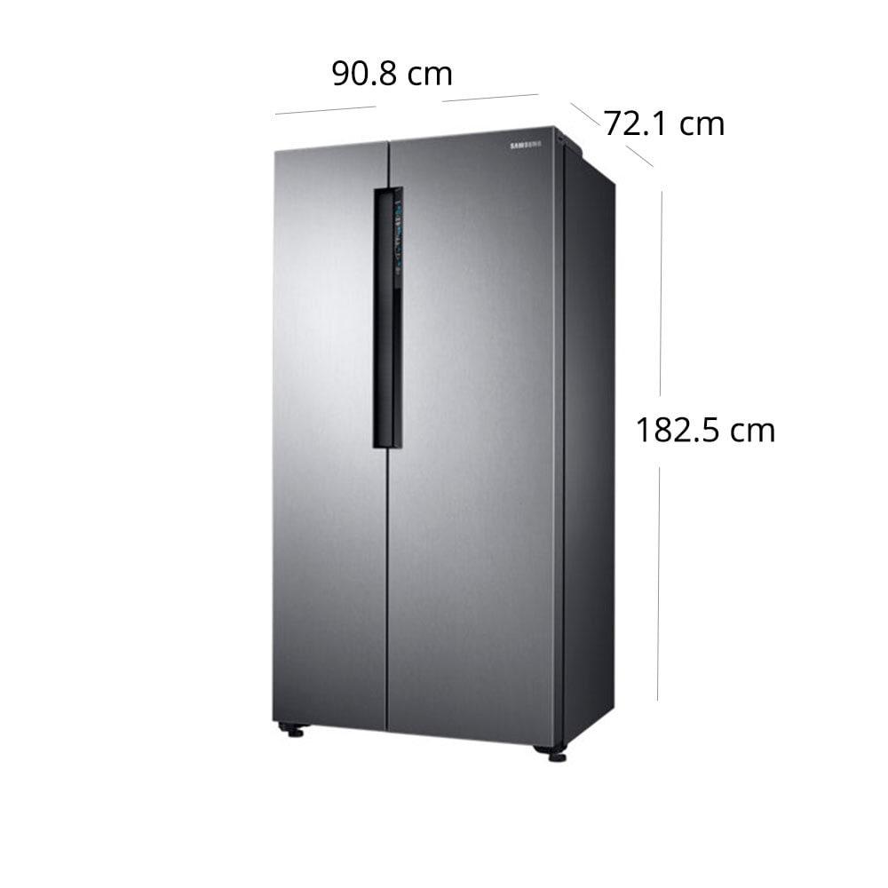 Buy Samsung 674 litres Side-by-Side Refrigerator, Elegant Inox