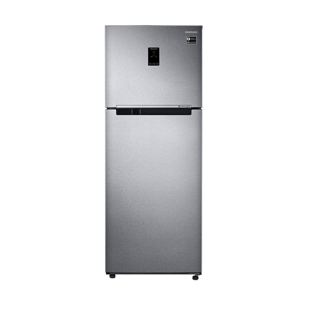 Samsung 415 litres 4 Star Double Door Refrigerator, Real Steel RT42M553ESL/TL