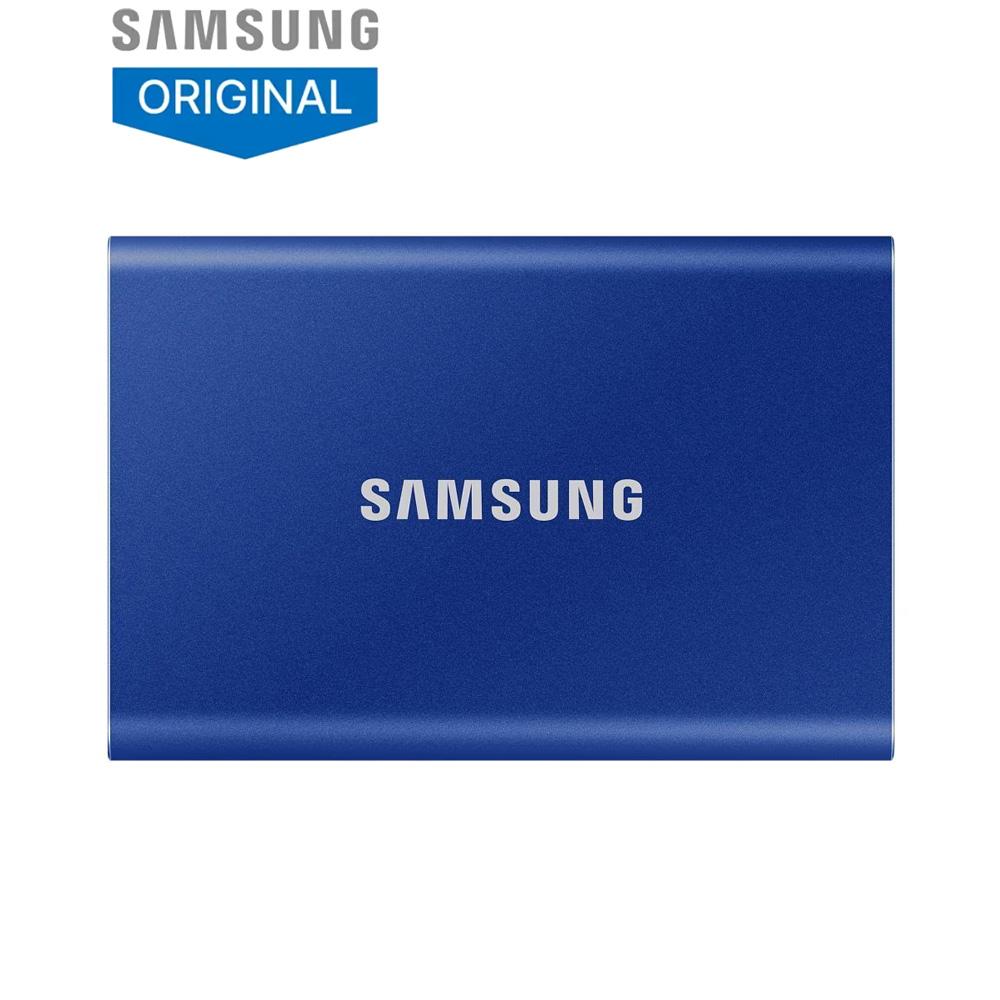 Samsung 2 TB T7 MU-PC2T0H Portable Solid State Drive (SSD), Indigo Blue
