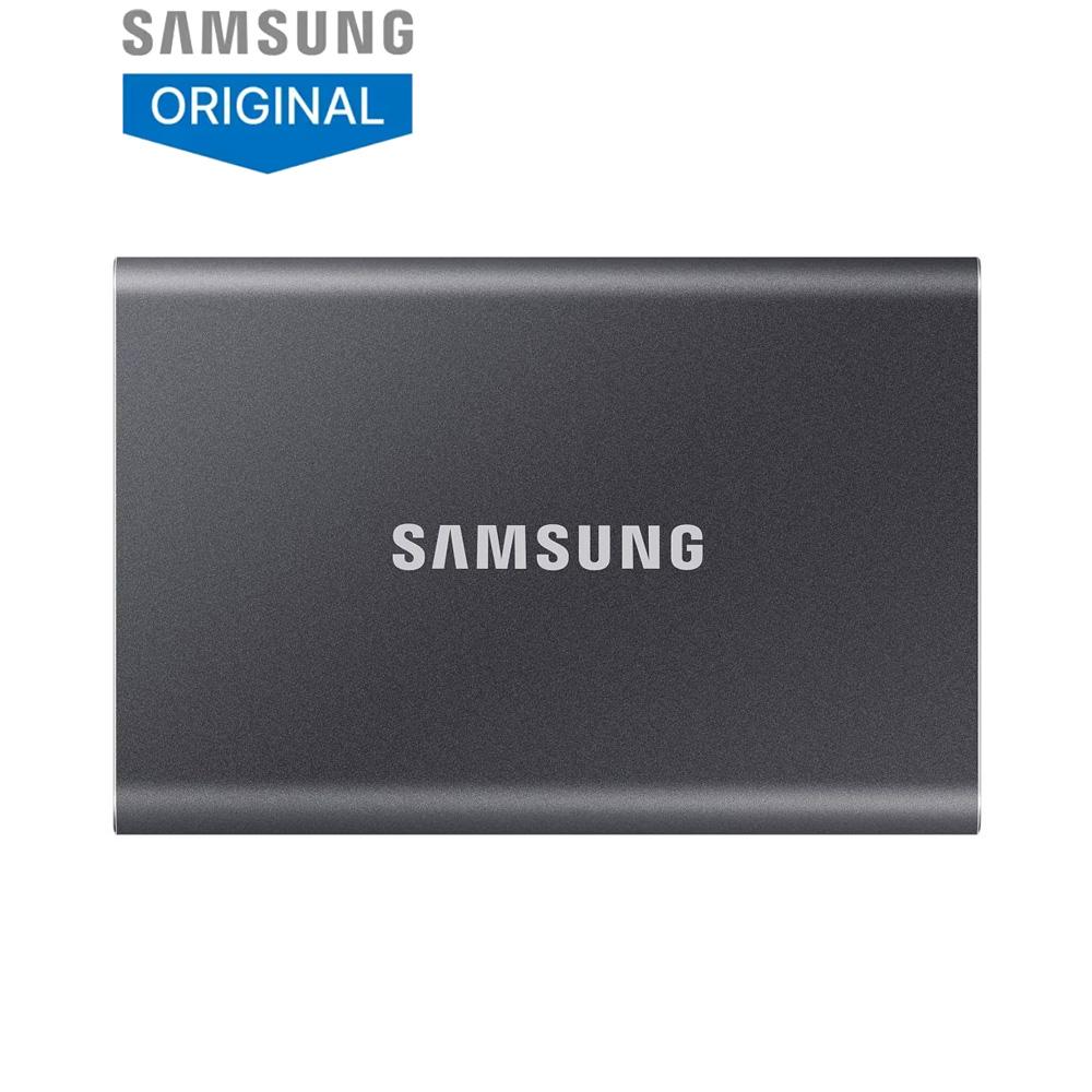 Samsung 2 TB T7 MU-PC2T0T Portable Solid State Drive (SSD), Titan Grey