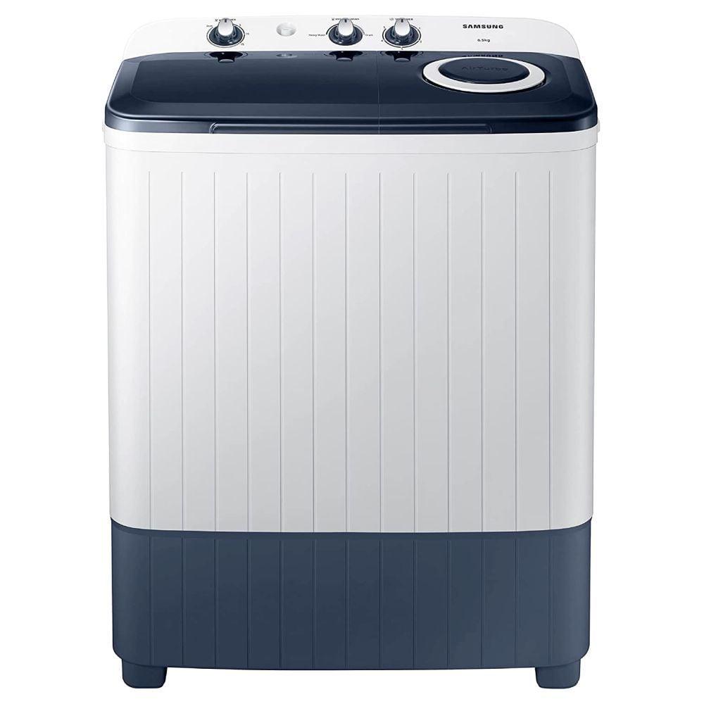 Samsung 6.5 Kg 5 Star Semi Automatic Top Load Washing Machine (WT65R2200LL/TL, Light Gray, Air Turbo Drying)