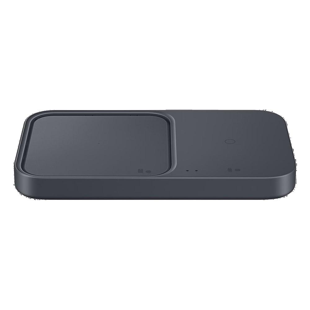 Samsung 15 Watts Fast Charging Support Wireless Mobile Phone Charger, LED Lights, Built-in Cooling System, Simultaneously Power Up Two Device, Dark Gray