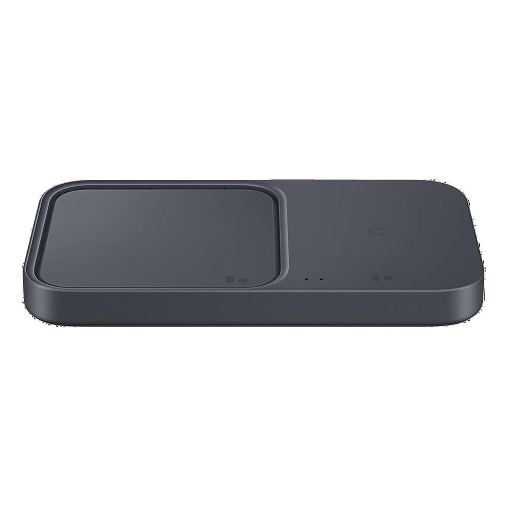 Samsung 15 Watts Fast Charging Support Wireless Mobile Phone Charger, LED Lights, Built-in Cooling System, Simultaneously Power Up Two Device, Dark Gray