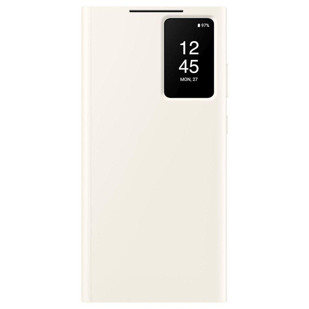 Samsung Smart View Wallet Case for Samsung Galaxy S23 Ultra, Cream EF-ZS918CUEGIN