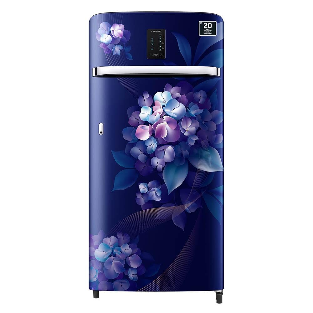 Samsung 189 litres 5 Star Single Door Refrigerator, Hydrangea Blue RR21C2E25HS/HL