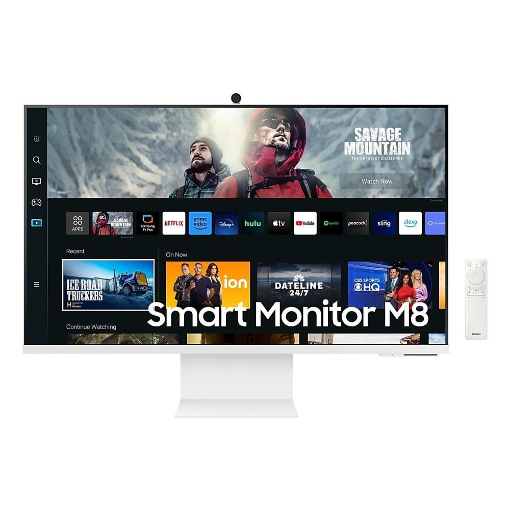 Samsung LS32CM801UWXXL 81.28 cm (32 inch) 3840 x 2160 Resolution, Warm White Smart Monitor