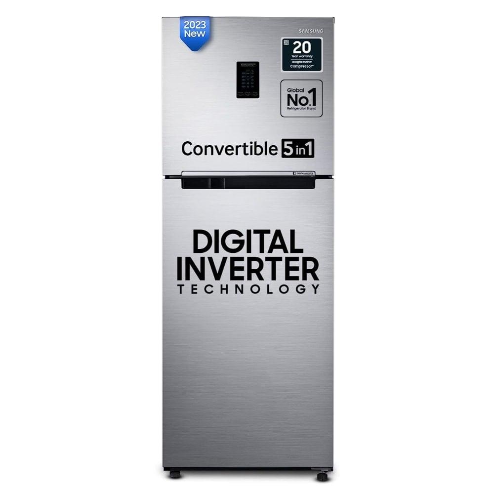 Model Refined Inox Buy Samsung 301 L 3 Star Double Door Refrigerator, Refined Inox ...