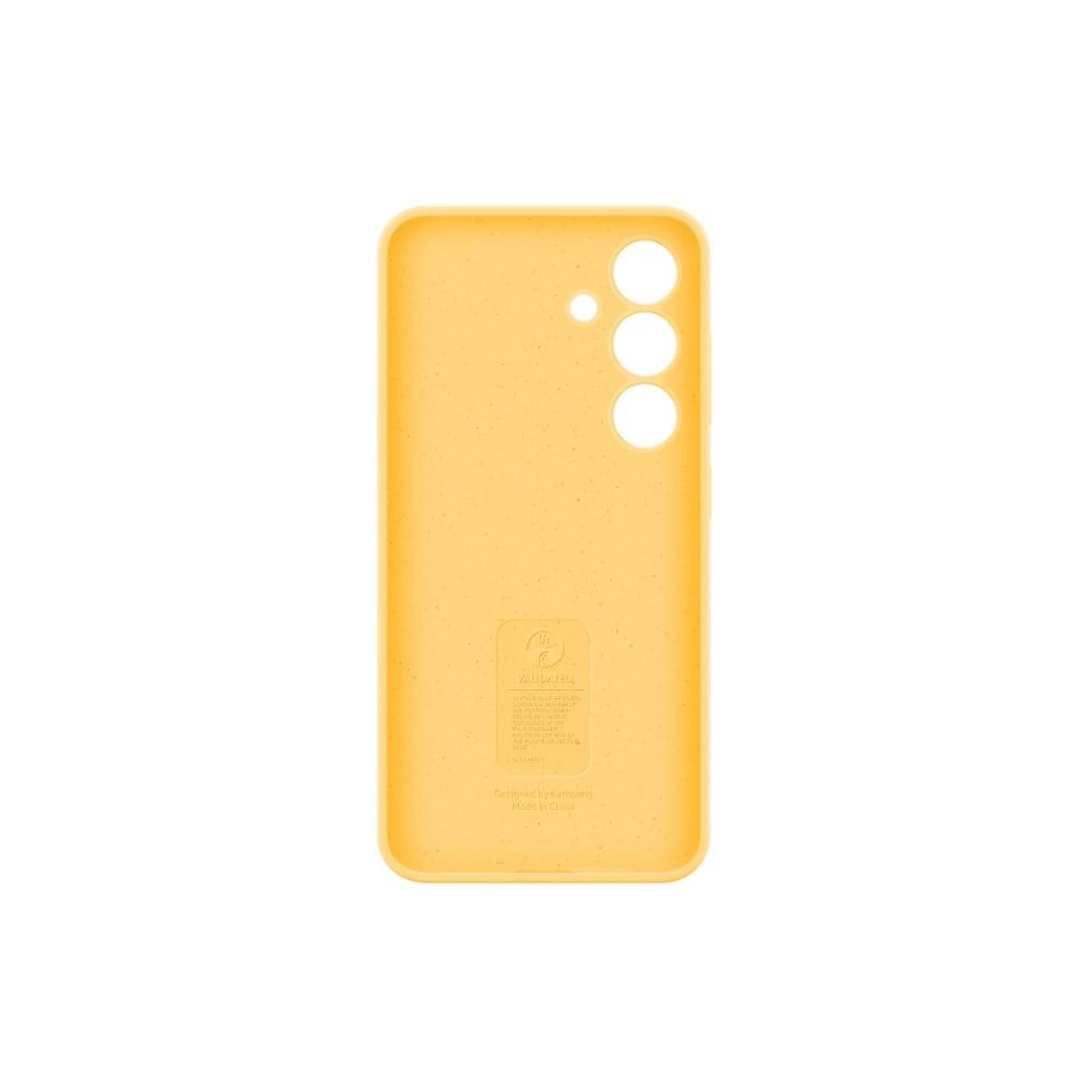 Samsung Galaxy S24 5G Silicone Mobile Case, Yellow