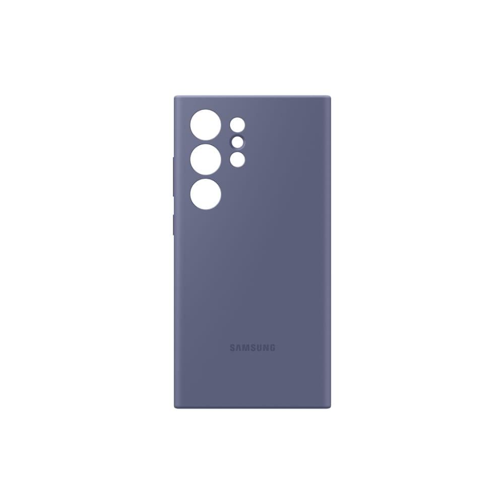 Samsung Galaxy S24 Ultra 5G Silicone Mobile Case, Violet