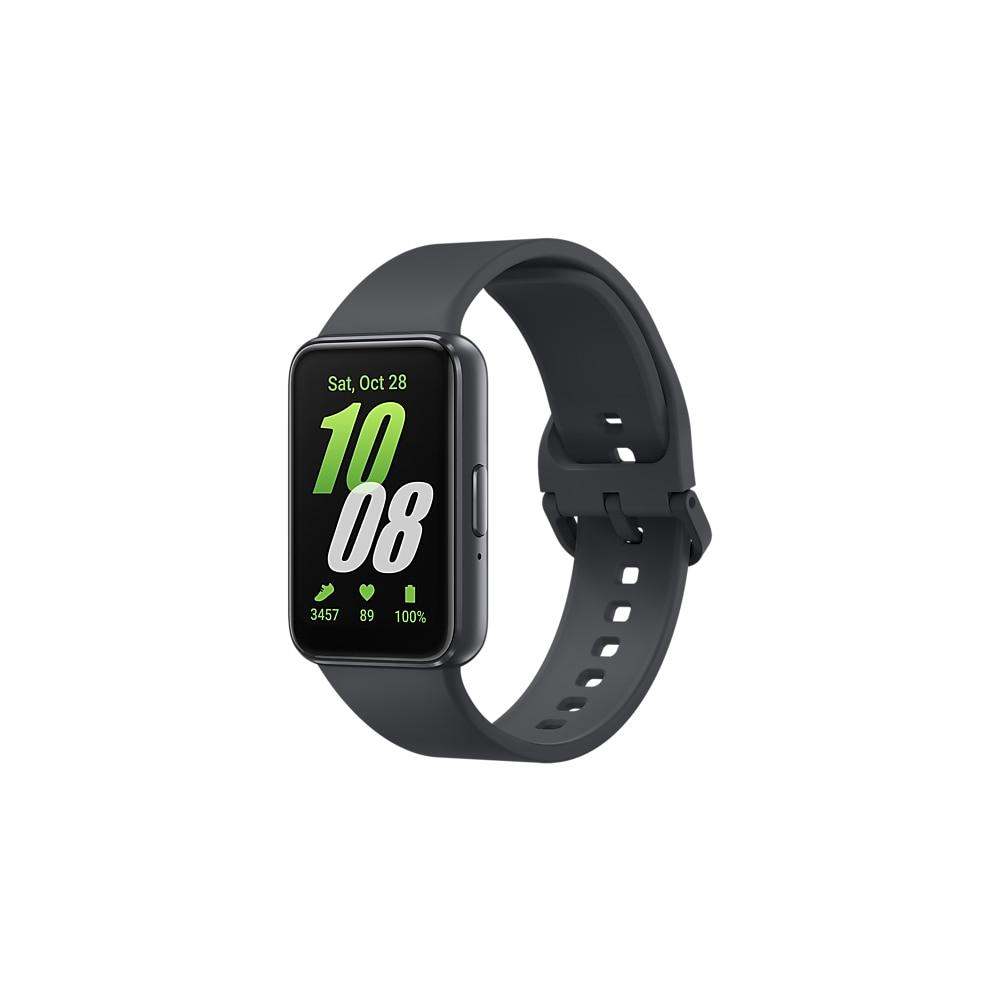 Samsung Galaxy Fit 3 Large AMOLED Display with 2.5D Curved Glass, Aluminum Body Up to 13-day Battery Backup Comprehensive Health & Fitness Tracking powered by Samsung Health app, Gray