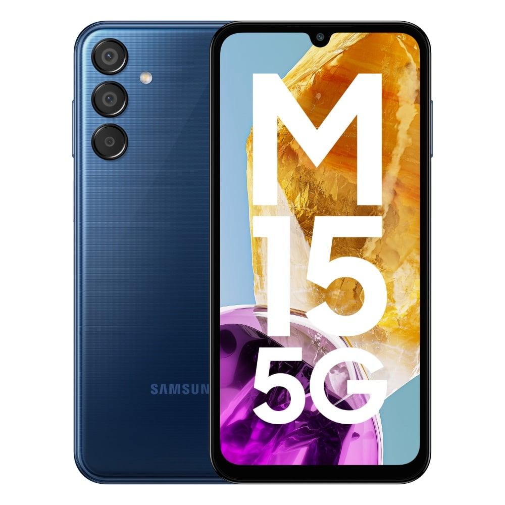 Samsung Galaxy M15 5G 128 GB, 8 GB RAM, Dark Blue, Mobile Phone