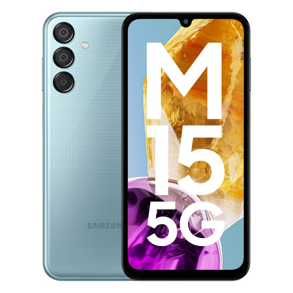 Samsung Galaxy M15 5G 128 GB, 8 GB RAM, Light Blue, Mobile Phone