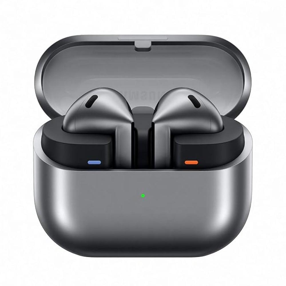 Samsung Galaxy in Ear Buds 3 (Gray) with Galaxy AI Powered Real-Time Interpreter, 24-Bit Hi-Fi Audio, Up to 36 H Battery, IP57 Gray