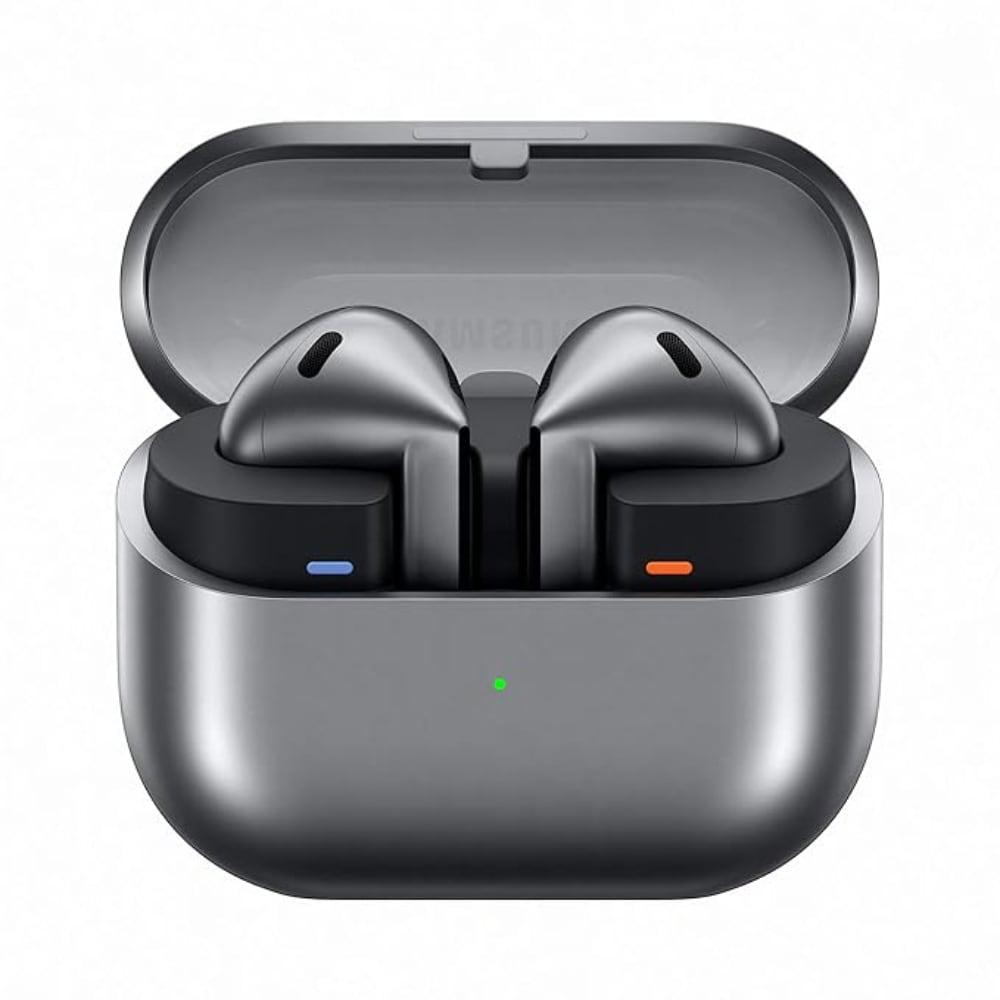 Samsung Galaxy in Ear Buds 3 (Gray) with Galaxy AI Powered Real-Time Interpreter, 24-Bit Hi-Fi Audio, Up to 36 H Battery, IP57 Gray