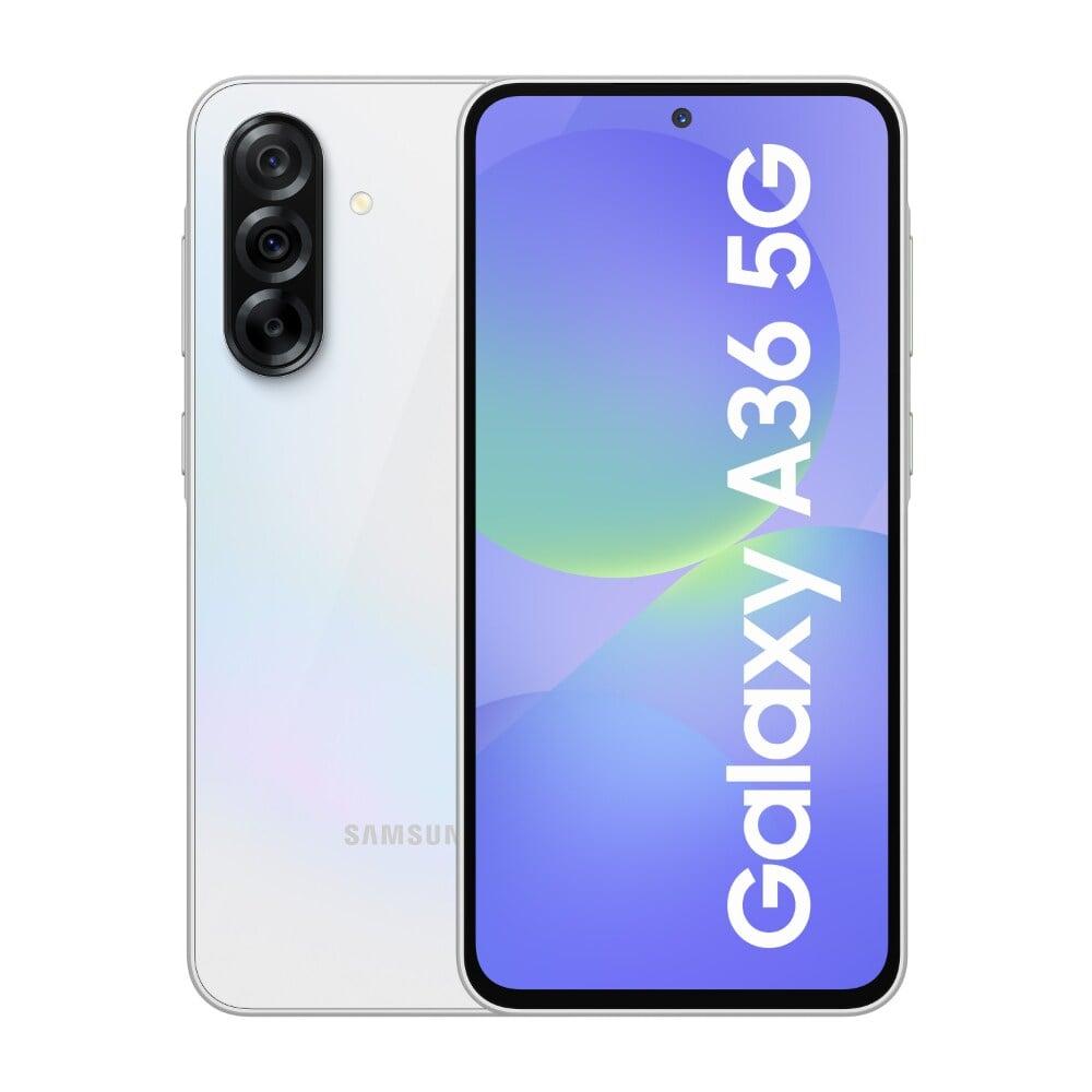 Samsung Galaxy A36 5G 128 GB, 8 GB RAM, Awesome White, Mobile Phone