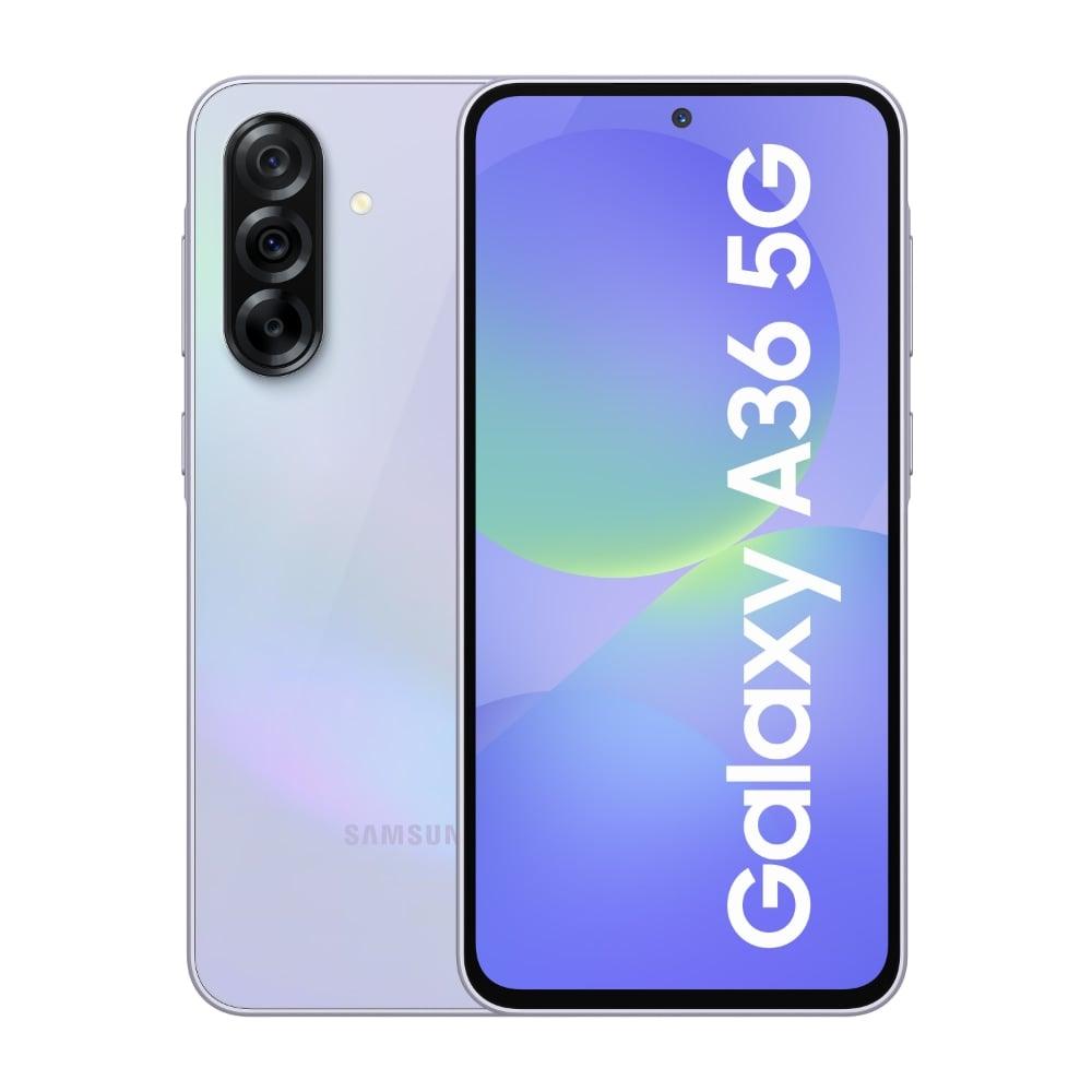 Samsung Galaxy A36 5G 256 GB, 8 GB RAM, Awesome Lavender, Mobile Phone